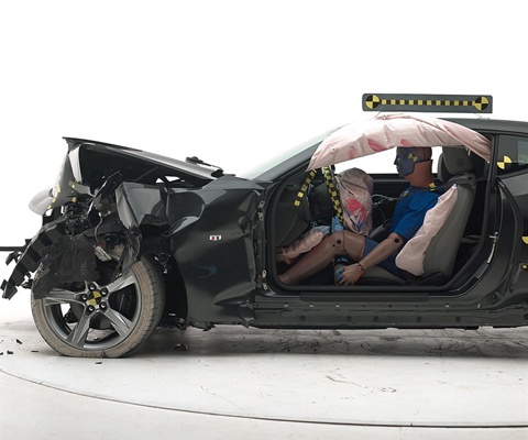 2018 Chevrolet Camaro Coupe IIHS Frontal Impact Crash Test Picture