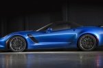 Picture of 2015 Chevrolet Corvette Z06 Convertible with top closed in Laguna Blue Tintcoat