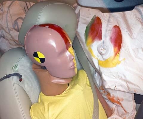 2013 Chevrolet Malibu Sedan IIHS Side Impact Crash Test Picture