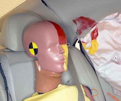 2013 Chevrolet Malibu Sedan IIHS Side Impact Crash Test Picture