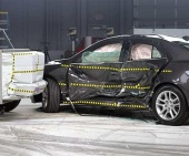 2014 Chevrolet Malibu Sedan IIHS Side Impact Crash Test Picture