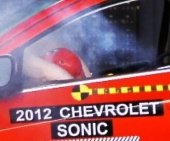 2012 Chevrolet Sonic Hatchback IIHS Frontal Impact Crash Test Picture