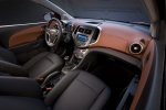 Picture of 2013 Chevrolet Sonic Hatchback Front Seats in Jet Black / Dark Titanium