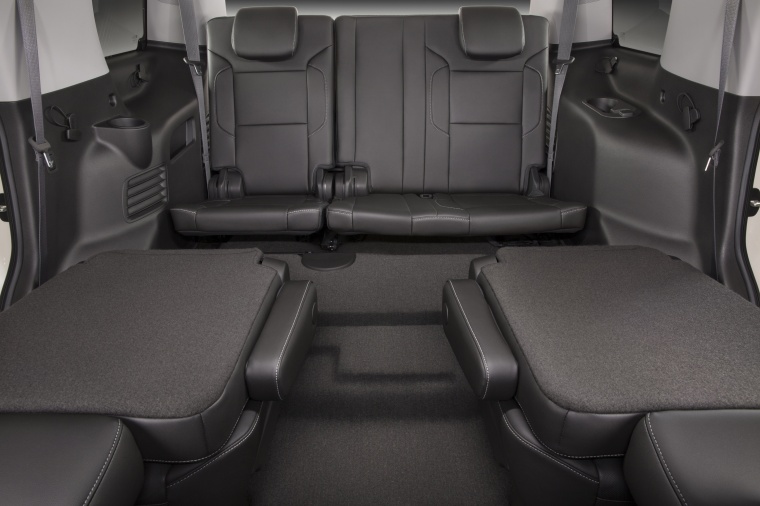 2016 Chevrolet Tahoe Middle Row Seats Folded Picture