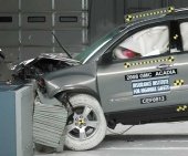 2013 Chevrolet Traverse IIHS Frontal Impact Crash Test Picture