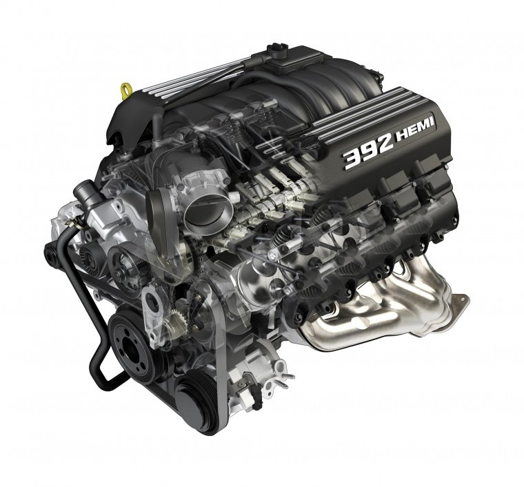 2012 Dodge Challenger SRT8 6.4-liter V8 Engine Picture
