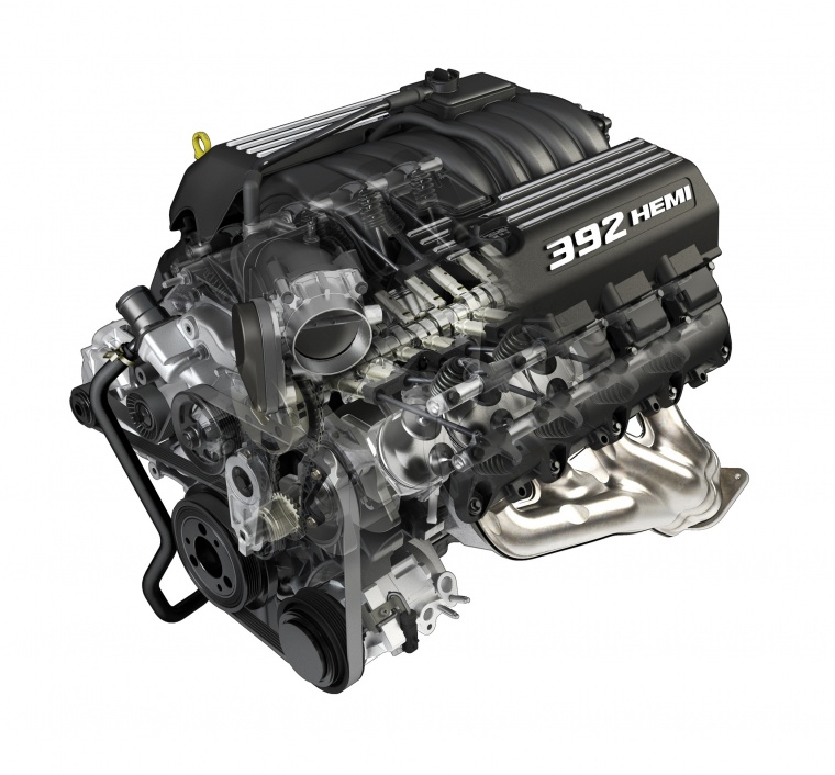 2014 Dodge Challenger SRT8 6.4-liter V8 Engine Picture