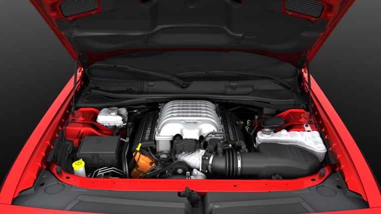 2015 Dodge Challenger SRT Hellcat 6.4-liter V8 Hemi Engine Picture