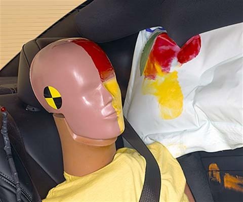 2013 Dodge Dart IIHS Side Impact Crash Test Picture