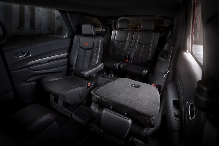 2017 Dodge Durango Rear Captain's Chairs Folded Picture