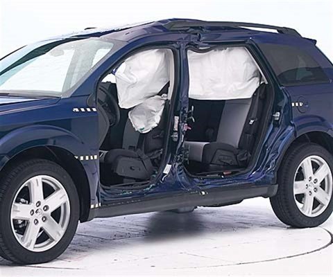 2020 Dodge Journey IIHS Side Impact Crash Test Picture