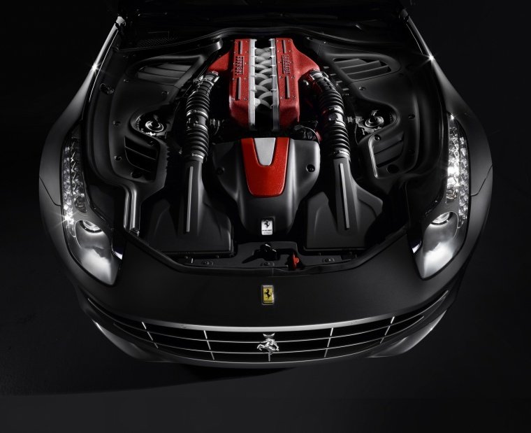 2013 Ferrari FF Coupe 6.3-liter V12 Engine Picture