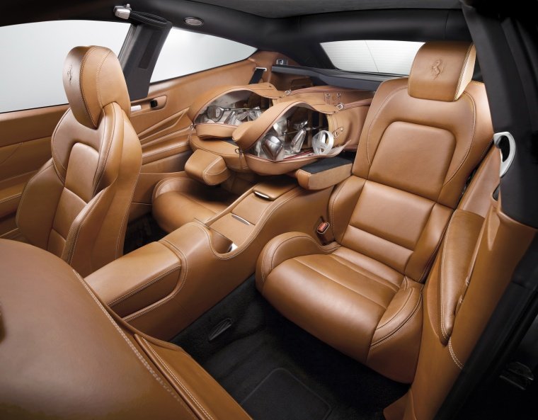 2013 Ferrari FF Coupe Rear Seats Folded Picture