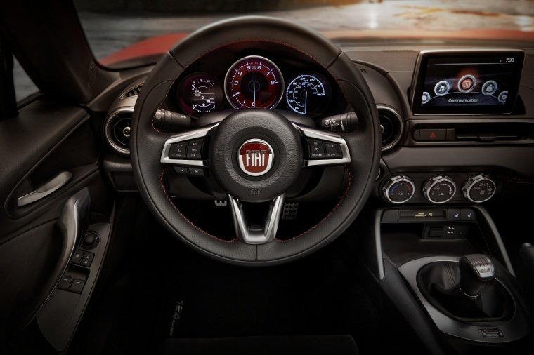 2017 Fiat 124 Spider Abarth Cockpit Picture