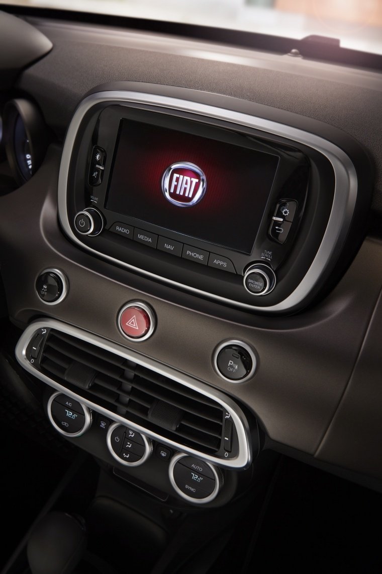 2016 Fiat 500X Center Stack Picture