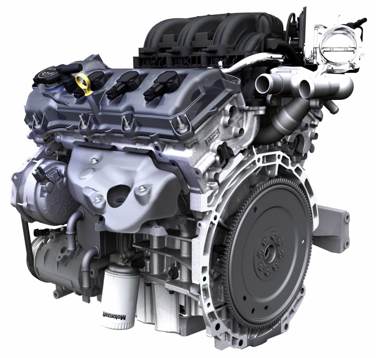 2010 Ford Edge 3.5-liter V6 Engine Picture