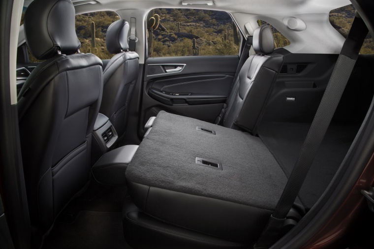 2017 Ford Edge Titanium Rear Seats Folded Picture