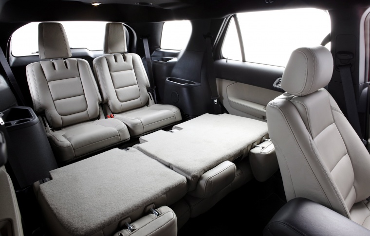 2012 Ford Explorer Limited 4WD Rear Seats Folded Picture