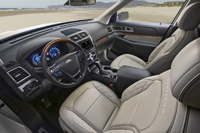 2016 Ford Explorer Platinum 4WD Front Seats Picture