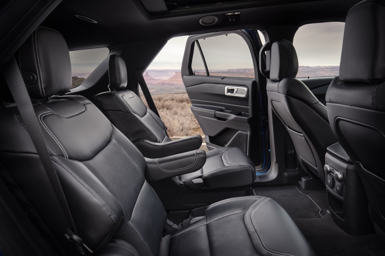 2020 Ford Explorer ST EcoBoost 4WD Rear Seats Picture