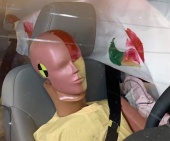 2012 Ford Fiesta Sedan IIHS Side Impact Crash Test Picture