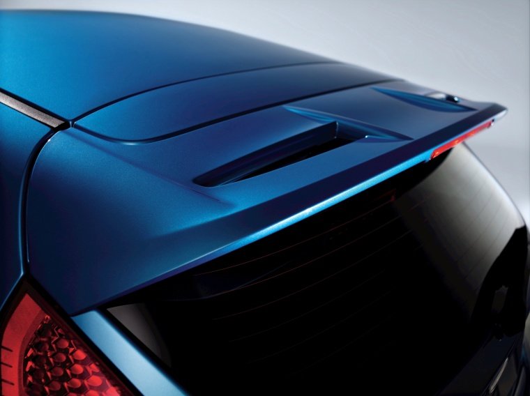2013 Ford Fiesta Hatchback Rear Spoiler Picture