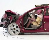 2010 Ford Fusion Hybrid IIHS Frontal Impact Crash Test Picture