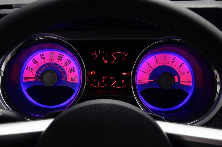 2011 Ford Mustang GT Coupe Gauges Picture