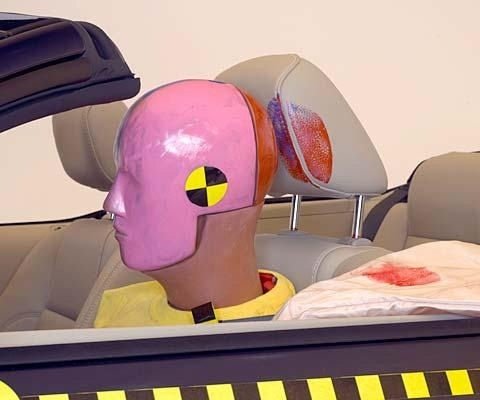 2012 Ford Mustang Convertible IIHS Frontal Impact Crash Test Picture