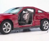 2012 Ford Mustang Coupe IIHS Side Impact Crash Test Picture