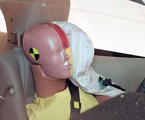 2014 Ford Mustang Coupe IIHS Side Impact Crash Test Picture