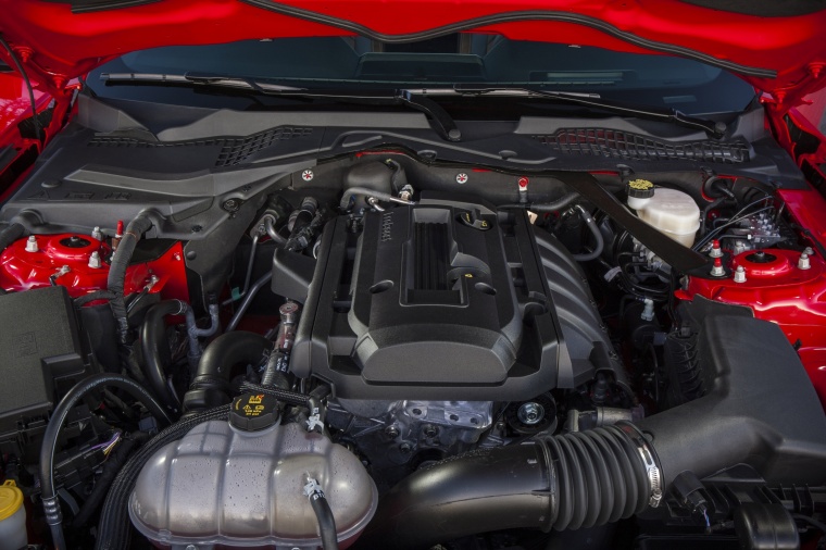 2016 Ford Mustang EcoBoost Fastback 2.3-liter 4-cylinder turbocharged EcoBoost Engine Picture
