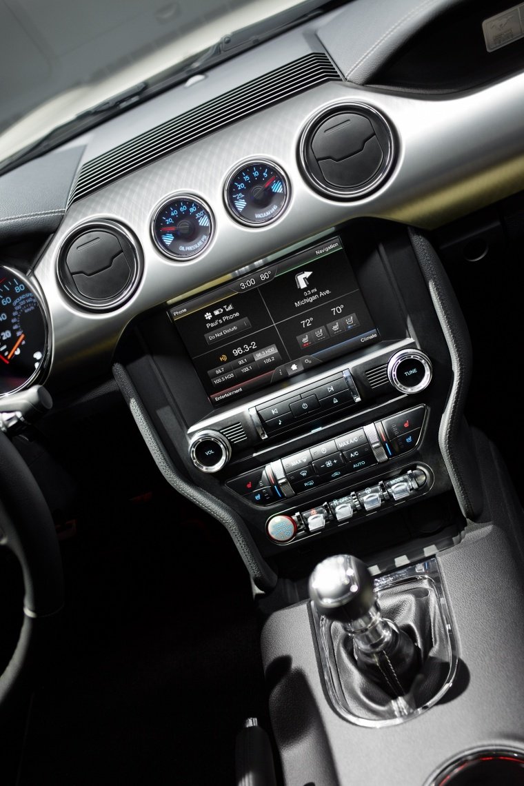 2017 Ford Mustang EcoBoost Fastback Center Stack Picture