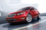 Picture of 2017 Ford Taurus SHO Sedan in Ruby Red Metallic Tinted Clearcoat