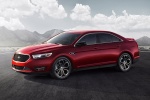 Picture of 2017 Ford Taurus SHO Sedan in Ruby Red Metallic Tinted Clearcoat