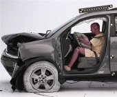 2010 GMC Acadia IIHS Frontal Impact Crash Test Picture
