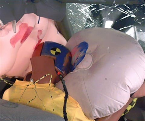 2014 Honda Accord Sedan IIHS Frontal Impact Crash Test Picture