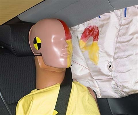 2015 Honda Accord Coupe IIHS Side Impact Crash Test Picture