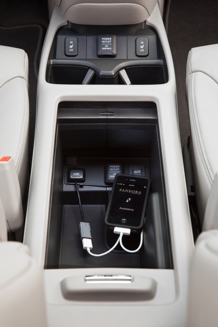 2012 Honda CR-V EX-L AWD Center Stack Picture