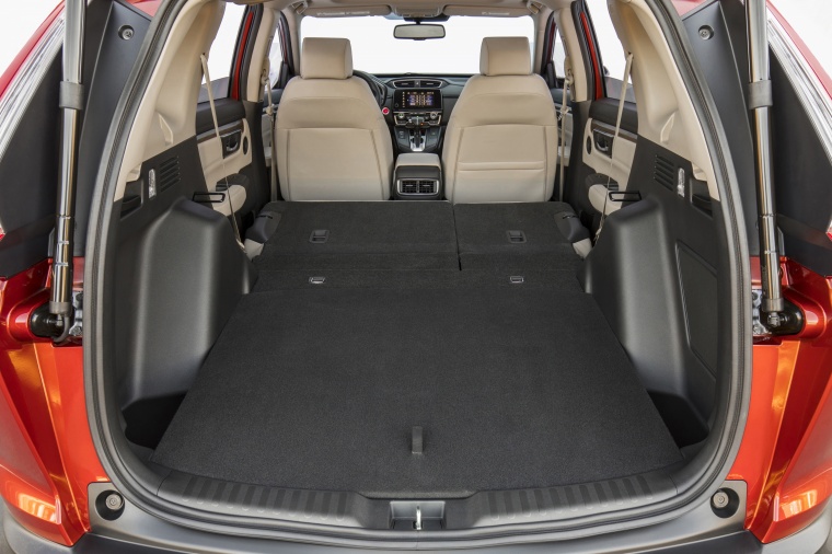 2018 Honda CR-V Touring AWD Trunk with Rear Seats Folded Picture