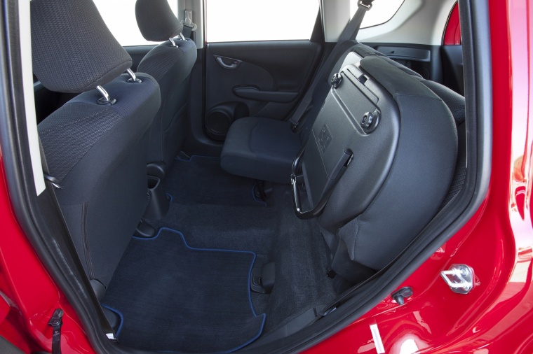 2012 Honda Fit Sport Rear Seats Folded Picture