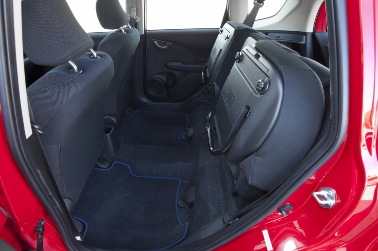 2012 Honda Fit Sport Rear Seats Folded Picture