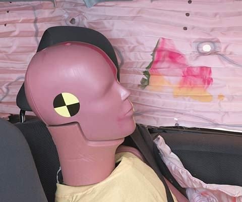 2013 Honda Fit Hatchback IIHS Side Impact Crash Test Picture