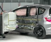 2013 Honda Fit Hatchback IIHS Side Impact Crash Test Picture