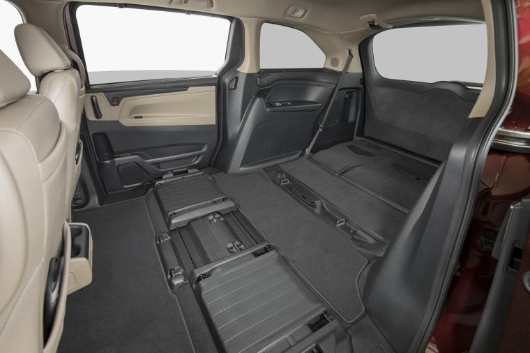 2018 Honda Odyssey Elite Rear Seats Folded Picture