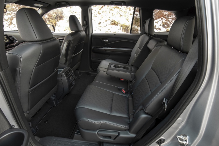 2019 Honda Passport Elite AWD Rear Seats with Armrest Folded Picture