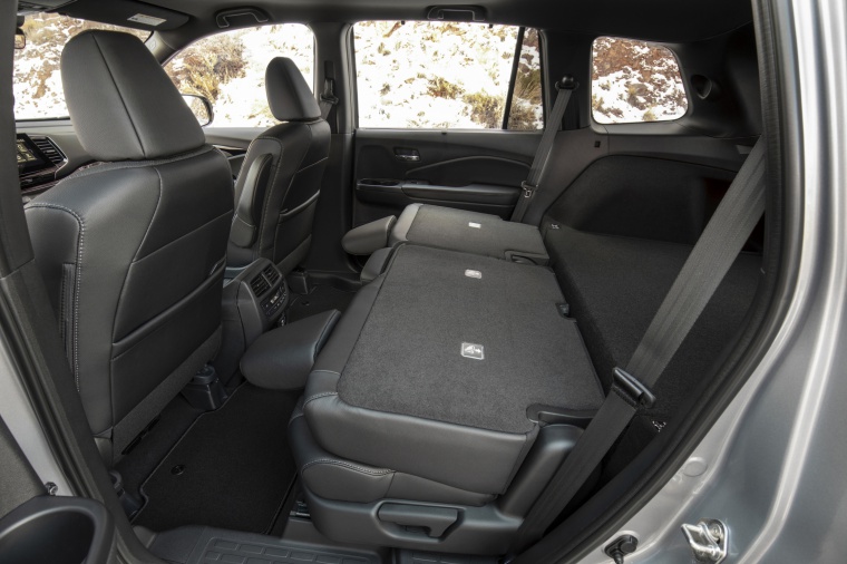 2019 Honda Passport Elite AWD Rear Seats with Backrest Folded Picture