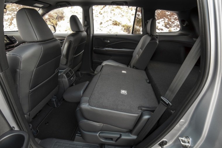 2020 Honda Passport Elite AWD Rear Seats with Backrest Folded Picture