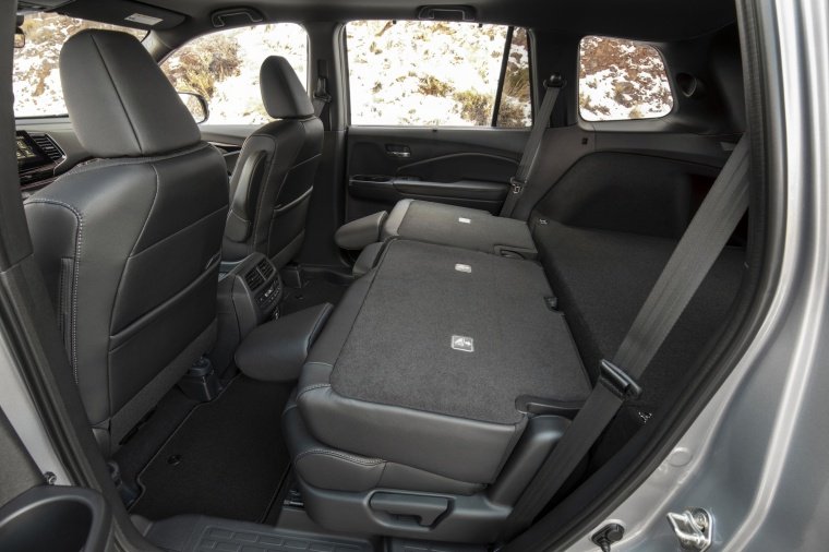 2020 Honda Passport Elite AWD Rear Seats with Backrest Folded Picture