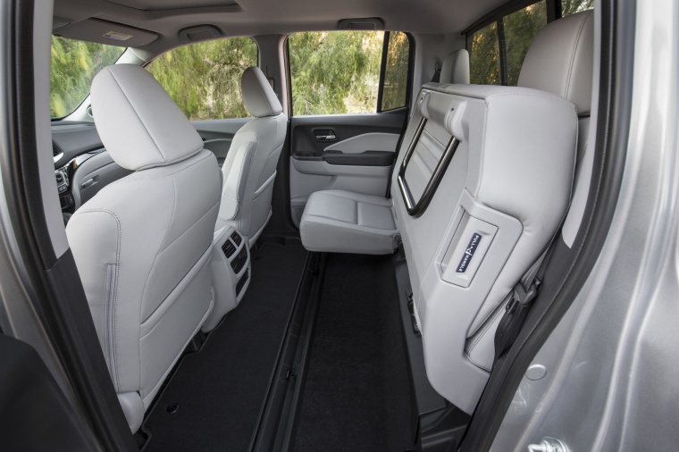 2017 Honda Ridgeline AWD Rear Seats Folded Picture